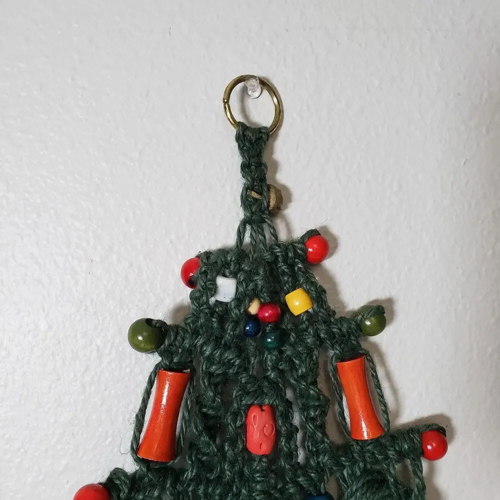 Handmade vintage macrame